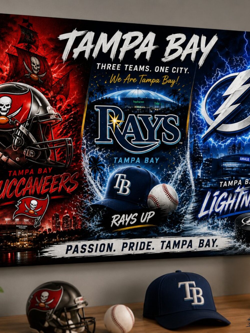 🏴‍☠️⚾⚡ TAMPA BAY SPORTS CANVAS ⚡⚾🏴‍☠️